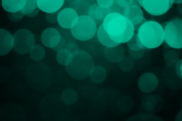 abstract bokeh background teal color