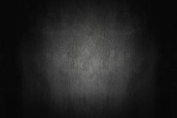 dark and gray abstract  cement wall and studio room gradient background. - obrazy, fototapety, plakaty