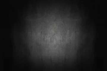 Dekokissen dark and gray abstract  cement wall and studio room gradient background. © khwanchai
