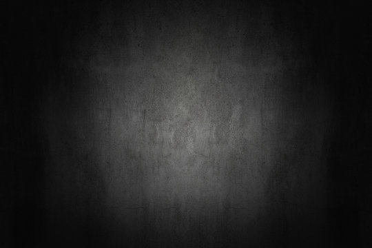 dark and gray abstract  cement wall and studio room gradient background.