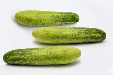 cucumber on white