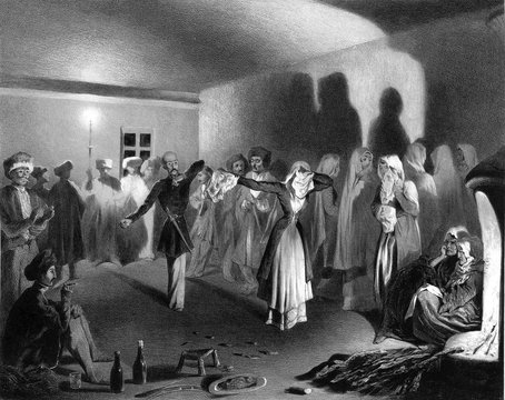 Dance of the peoples of the Caucasus.