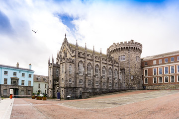 Street view of Dublin city centre