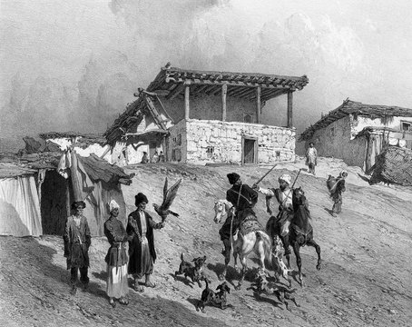 The Caucasian settlement.