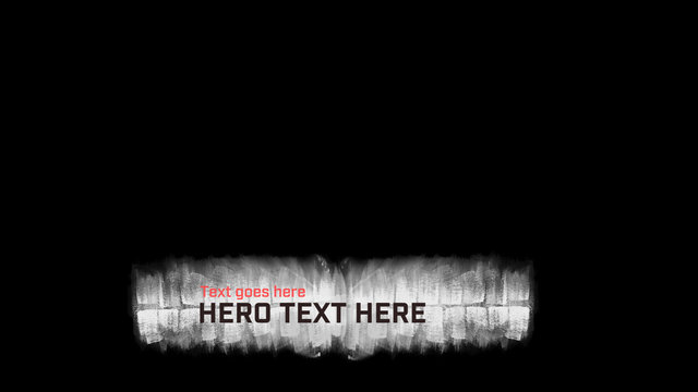 White Grunge Texture Lower Third