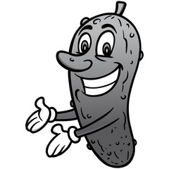 Pickle Cartoon Illustration