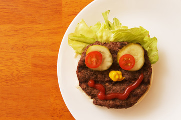 Hamburger Face