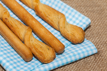 salted bread stick