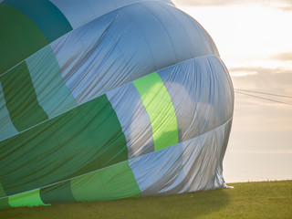 Heißluftballon ist gelandet