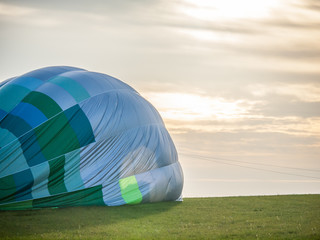 Heißluftballon ist gelandet