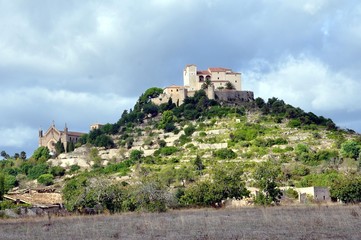 Fototapeta premium Burg Artá auf Mallorca