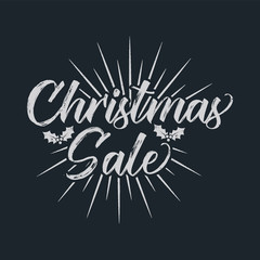 Fototapeta na wymiar Super Christmas sale lettering and typography elements. Holiday Online shopping type quote. Stock vector illustration isolated on white background