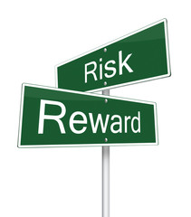 Risk and reward pole sign