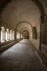Fototapeta premium Cloisters in the Abbey of St. Peter in Montmajour near Arles, France