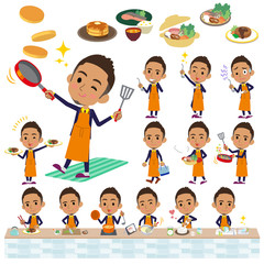 Berry Short hair businessman black_cooking