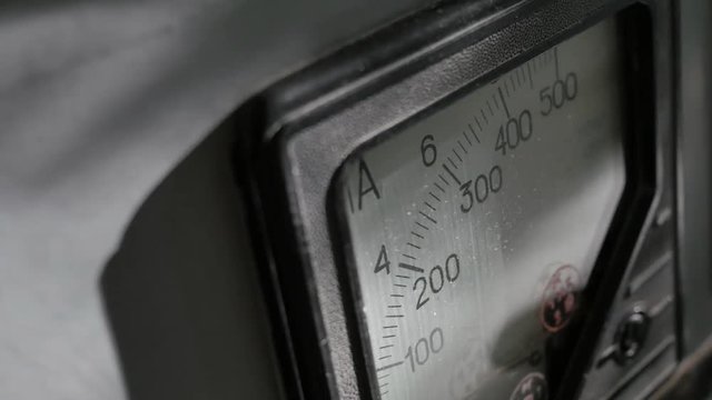 Old analog ammeter