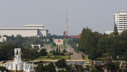 Pyongyang, view on the City