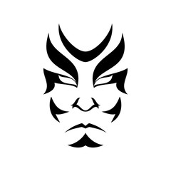 Japanese drama Kabuki face