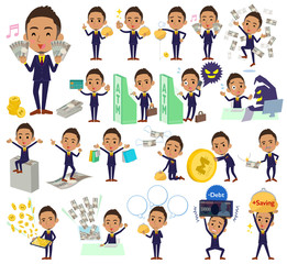 Berry Short hair businessman black_money