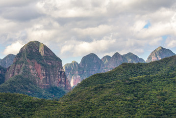 Volcanoes mountain range in Amboro national park, Bolivia