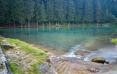 Ruzomberok - Cutkovska valley - water reservoir at the beginning of the valley.