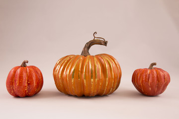 Three Pumpkins