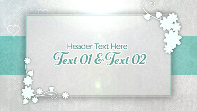 Textured and Floral Frame Overlay 1
