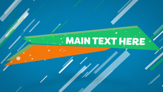 Bright Angular Title