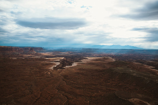 Overlooking a Canyon at Canyonlands