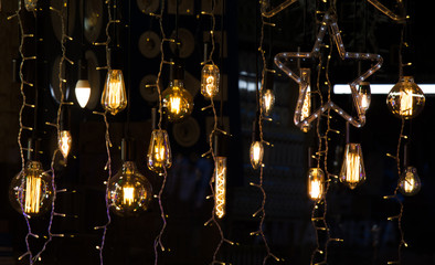 Old style ceiling lamps for interior decoration