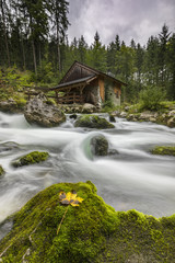 Fototapeta na wymiar Gollinger Wasserfall im Tennengau, Österreich