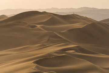 Detail of desert layer in Turpan, Xinjiang, China