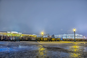 Fototapeta premium Day liberation of Leningrad from the fascist blockade (1944)