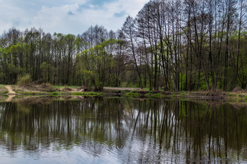 dzika rzeka w centralnej Polsce © Senatorek