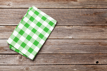 Obraz premium Kitchen towel on wooden table