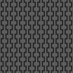 Halftone geometric line seamless pattern. Vector monochrome texture illustration