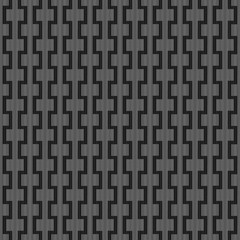 Halftone geometric line seamless pattern. Vector monochrome texture illustration