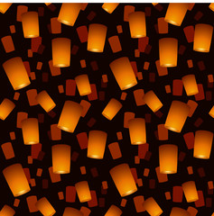 attern with Floating lanterns