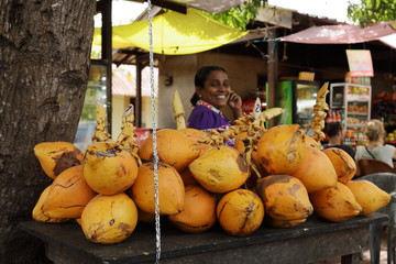 King Kokosnuss verkauf in Sri Lanka