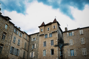 Dans les rues de Villefranche-de-Rouergue