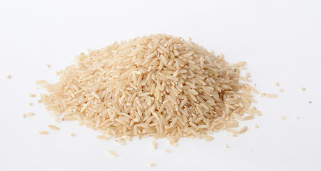 Puñado de arroz integral