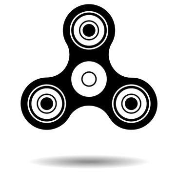 Fidget spinner toy vector illustration