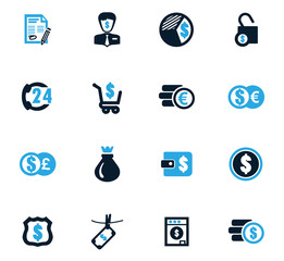 Business icons set