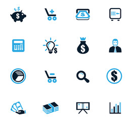 Business icons set