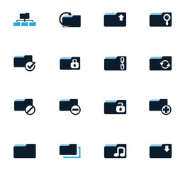 Folder icons set
