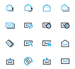 Mail icon set