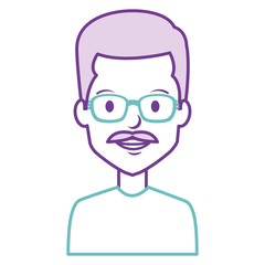 young man with glasses avatar character
