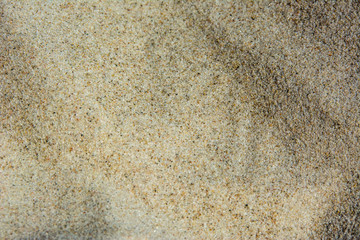 Sand on the beach.