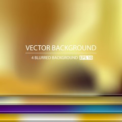 Abstract Creative concept vector multicolored blurred background set. For Web and Mobile Applications, art illustration template design, business infographic and social media, modern decoration