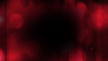 Red Bokeh Curtain Overlay 1